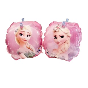 爱莎公主手臂圈加厚儿童游泳水袖艾莎浮袖充气卡通手臂游泳圈女孩