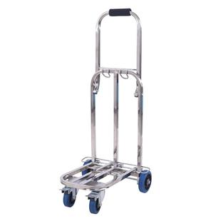 匠者不锈钢折叠行李车便携爬楼手拉车小推车拖车拉杆买菜车载重王