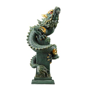 青砂石国潮故宫文创瑞兽祥龙定海神针办公桌面鱼缸造景装饰品摆件