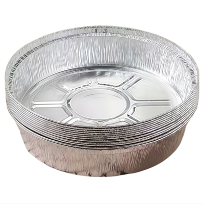 空气炸锅专用锡纸盘家用烧烤箱锡箔碗锡纸盒食品级圆形锡纸碗食物
