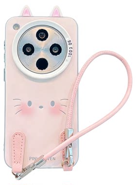ins风小清新腮红小猫适用oppofindx8pro手机壳新款高级感findx7/x6网红爆款手机壳findx9防摔外壳挂绳保护套