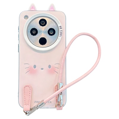 ins风小清新腮红小猫适用oppofindx8pro手机壳新款高级感findx7/x6网红爆款手机壳findx9防摔外壳挂绳保护套