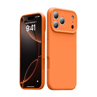 液态硅胶带支架适用苹果17手机壳