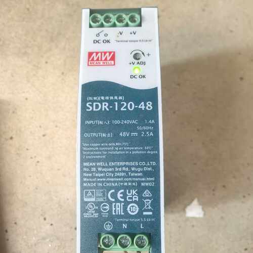 溢价-明纬SDR-120-48导轨电源