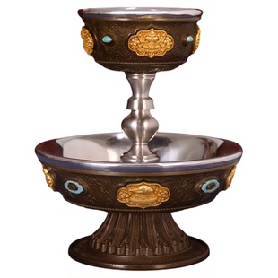 王师兄慧宝新升级黄铜护法杯B款304不锈钢内胆藏式家用供酒杯双层