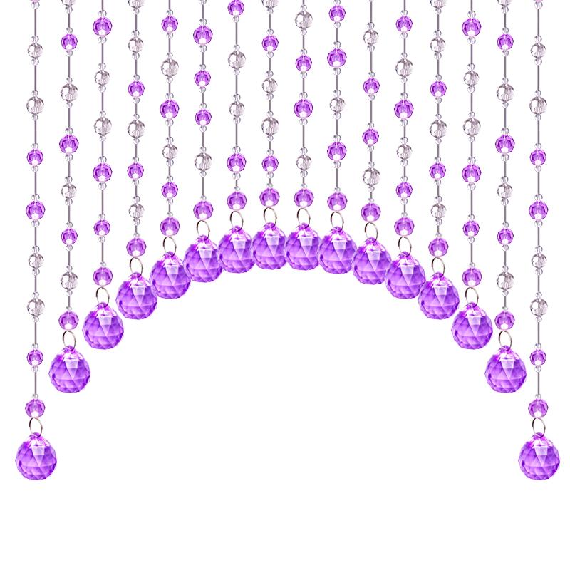 沁雅阁拱形珠帘轻巧美观不易碎
