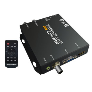 九音九视JS1230高清HDMI/AV/VGA/CVBS转SDI视频转换器导播台变频