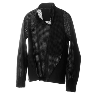 「讶梦」Octa材质拼接绒半拉链打底长袖抓绒衫S20-BK「侵蚀装备」