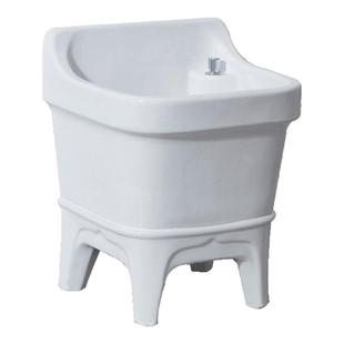 新款拖把池家用阳台卫生间户外商用涮洗拖布墩布水池落地式盆陶瓷