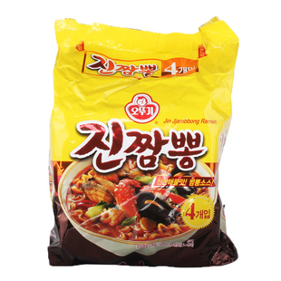 韩国泡面海鲜拉面不倒翁海鲜面方便面袋装网红辣泡面组合进口食品