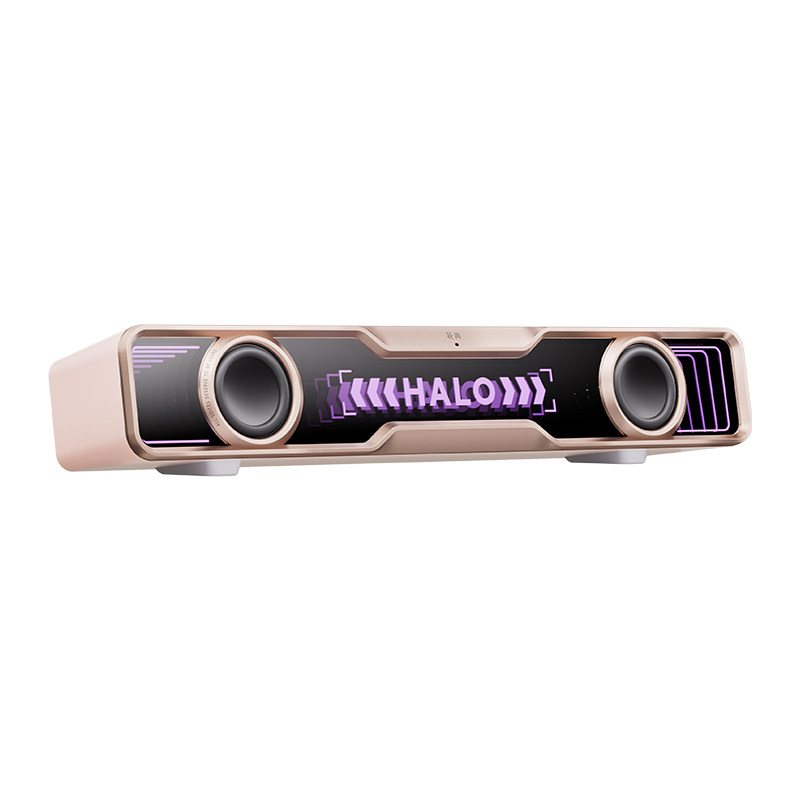 漫步者花再Halo Soundbar电脑音响蓝牙小音箱桌面台式家用游戏usb