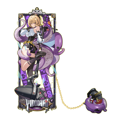 独家绝区零金属镂空书签