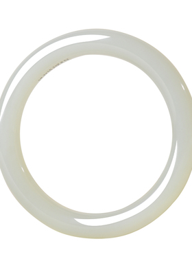 凤飞凰和田玉高冰晴水圆条手镯