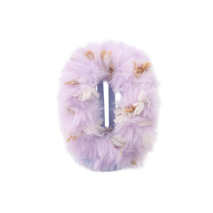 latata鲍鱼抓夹秋冬毛绒新款扁平弧形发夹后脑勺盘发神器不硌头