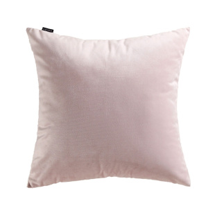 天鹅绒脏粉色抱枕不含芯房间纯色靠垫套客厅沙发靠背简约靠垫绒布