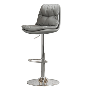 吧椅轻奢高脚凳现代简约家用靠背椅吧台椅子前台接待椅酒吧椅凳子