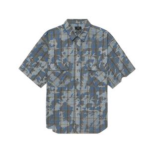 BEAMS男装格纹短袖衬衫2025夏季新款潮流日系格子上衣010194XO