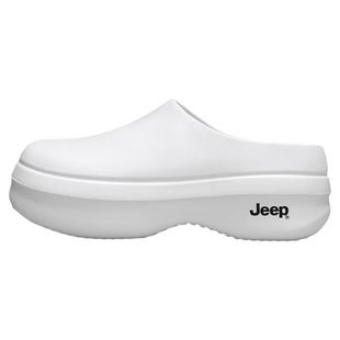 JEEP穆勒厨师鞋女冬外穿2025新款厚底增高勃肯半拖男包头洞洞拖鞋