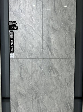 地砖600x1200瓷砖客厅灰色通体防滑全瓷地板砖连纹磁砖60x120墙砖