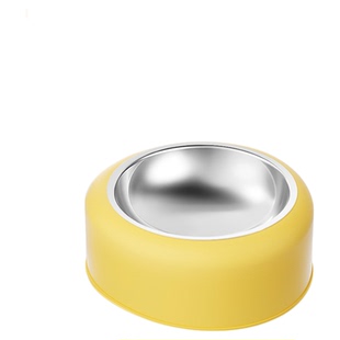 小中型犬狗碗狗盆304不锈钢防不易打翻猫宠物粮喂食盆饮喝水碗器