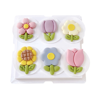 王菊老师 母亲节女神节花朵馒头模具家用手工DIY烘焙工具面食磨具