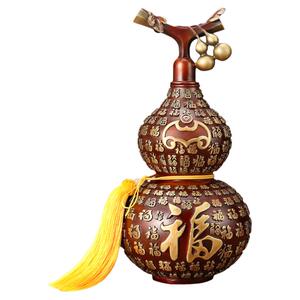 铜百福葫芦摆件招财福禄工艺品