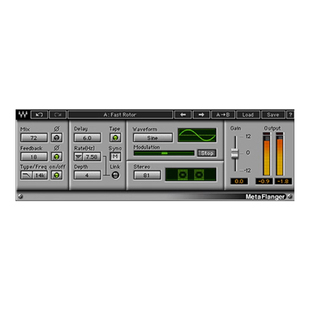 WAVES16 MetaFlanger 人声效果插件修音后期混音调音效果器