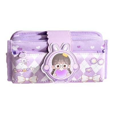 可爱高颜值女生文具盒笔袋拉链款