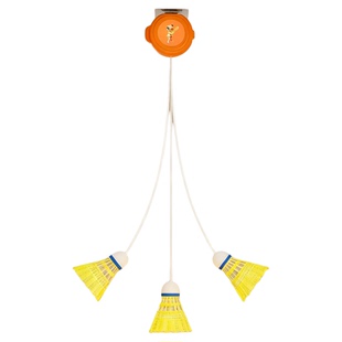 羽毛球单人训练器自动回弹自打室内老人一个人在家打儿童练习神器