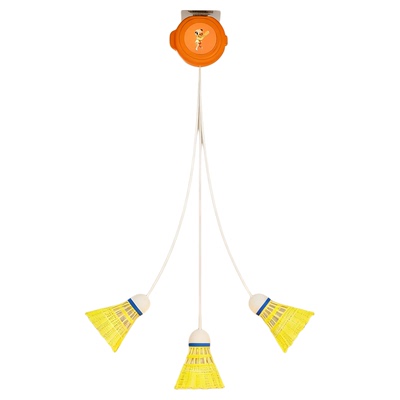 羽毛球单人训练器自动回弹自打室内老人一个人在家打儿童练习神器