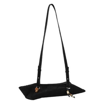 CryingCenter反毛皮饺子单肩斜跨包小饺包（含串珠挂件）哭喊中心