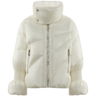 【鹅绒】波司登PUFF系列轻量短款时尚甜美高立领柔软设计感羽绒服