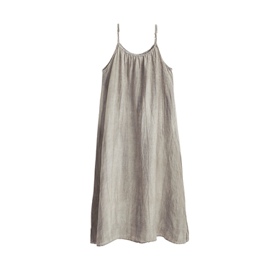 稀有RARE宽松显瘦长款亚麻气质