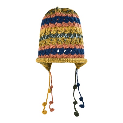 阿吉豆帽子保暖彩色毛线帽休闲帽