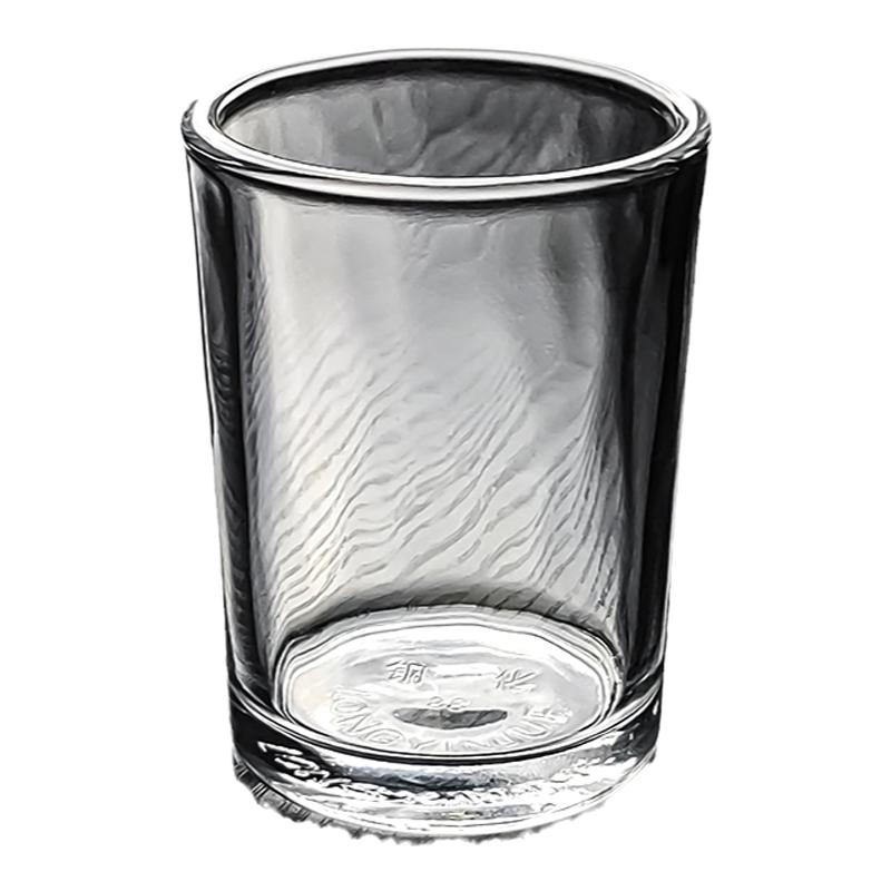 二两半钢化玻璃白酒杯150毫升啤酒杯子三两100ml加厚3两酒杯家用