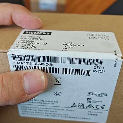 【询价】6es7215-1ag40-0xb0  模块 适用