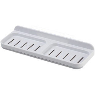 香皂盒肥皂置物架家用吸盘壁挂式免打孔浴室创意沥水收纳架不积水