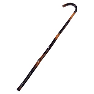 复古藤木白拐杖防滑按摩黑手杖木制拐棍儿童徒步登山杖送老人礼物