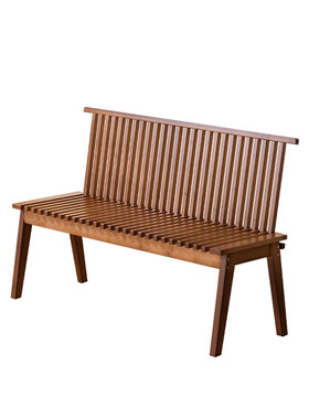 长条凳折叠带靠背长椅