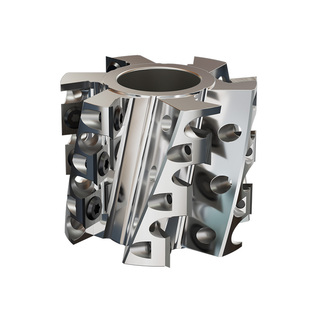 蓝胜轻切舍弃螺旋刨菠萝玉米刀霸王螺旋铝体四面修边平木工铣体刀