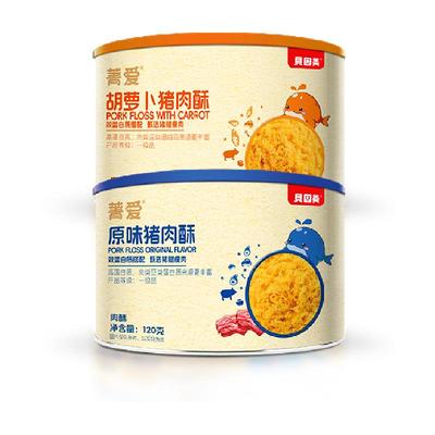 贝因美儿童营养肉松零食配粥拌饭
