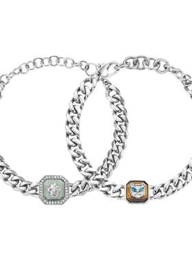 酷豹古巴手链男情人节礼物