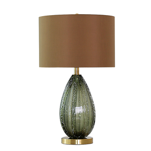 现代轻奢台灯美式客厅卧室床头灯简约北欧主卧温馨床头柜玻璃台灯