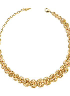 盐岛陈粒同款琼花花团choker项链女小众轻奢气质百搭原创独特首饰