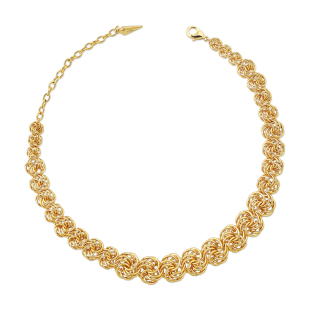 盐岛陈粒同款琼花花团choker项链女小众轻奢气质百搭原创独特首饰