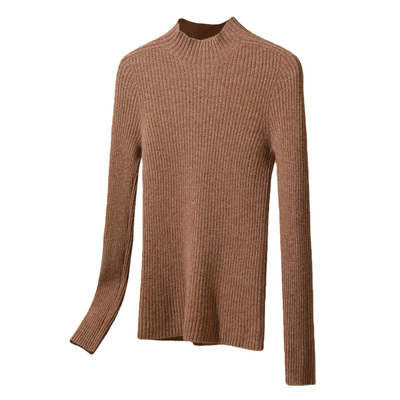 猫人半高领针织打底衫女内搭2025