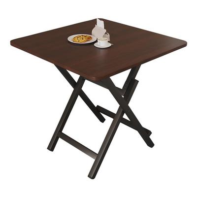 可折叠桌餐桌家用户型小桌子简易圆桌出租屋户外便携摆摊吃饭方桌