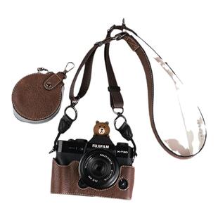 耐影相机皮套底座 适用于富士XT5 XT10 XT20 XT30三代相机皮套XT30二代专用底座贴身护套相机保护套