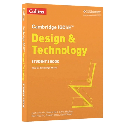 柯林斯剑桥IGCSE设计与技术学生用书 英文原版 CAMBRIDGE IGCSE Design & Technology Student’s Book 英文版 进口英语原版书籍