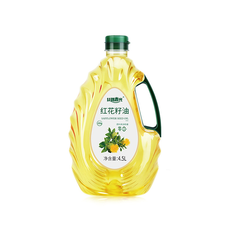 丝路晨光新疆红花籽油4.5L食用油